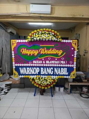 Papan Bunga Blok M Square